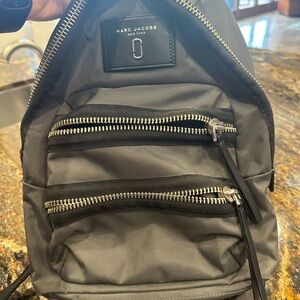 Marc Jacobs small biker backpack in dark shadow